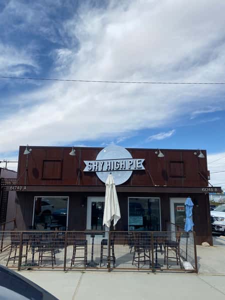 Exterior restaurant sunny day