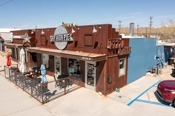 Exterior restaurant sunny day