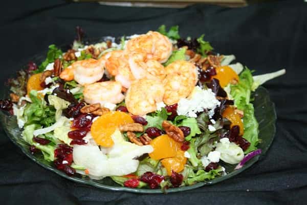 salad with fruit and shrimp