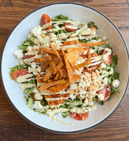Street Corn Salmon Salad