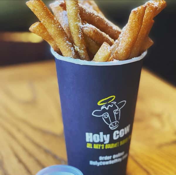 fries in a cup