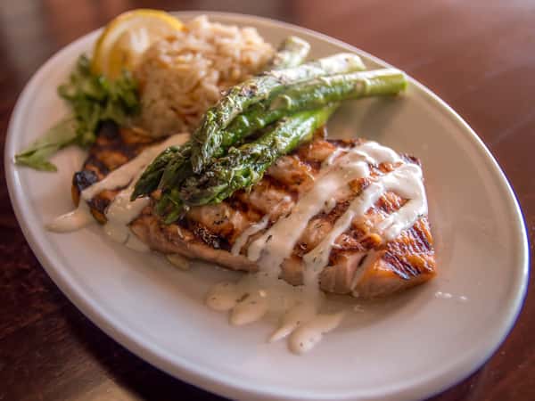 West End Salmon Dinner West End Grill Kingston American