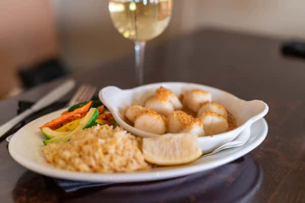Broiled Scallops