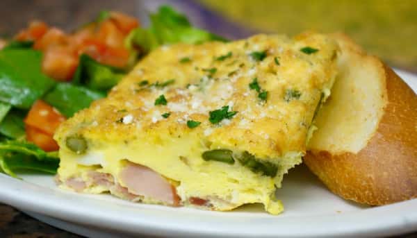 omelette with ham and cheese