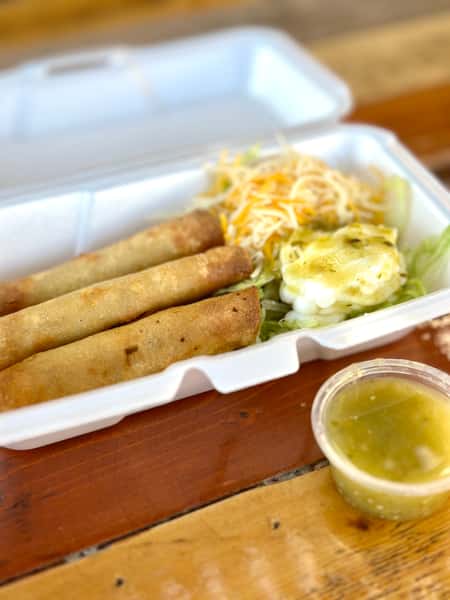 Beef Flautas
