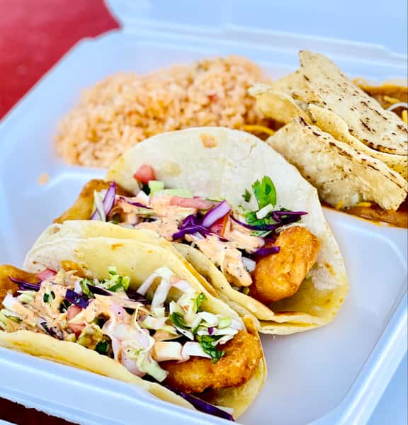 Weekly Special: Two Baja Fish Tacos
