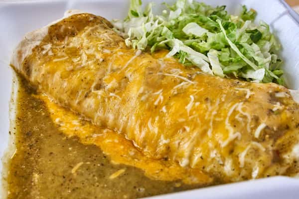 green chili burro green style