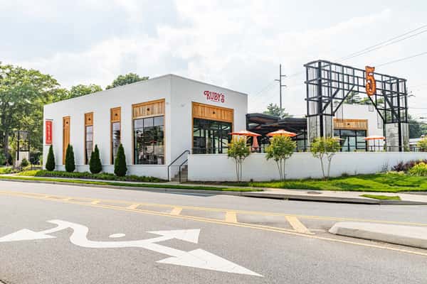 Exterior of Ruby's Sourdough Pizza