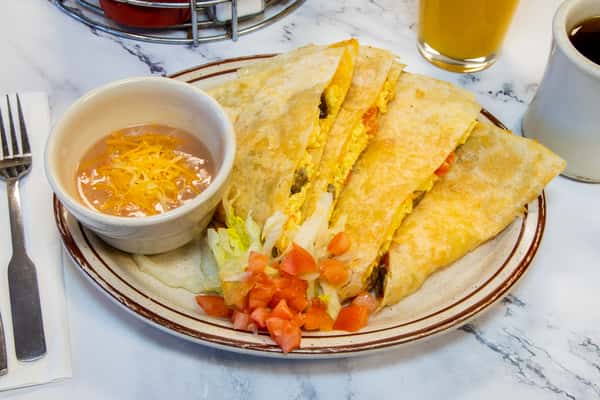 Mexican Breakfast Quesadilla