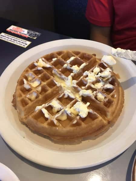 Belgian Waffle & Eggs