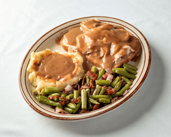 Open Hot Turkey Sandwich