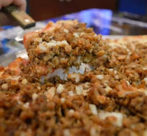 Sausage pizza