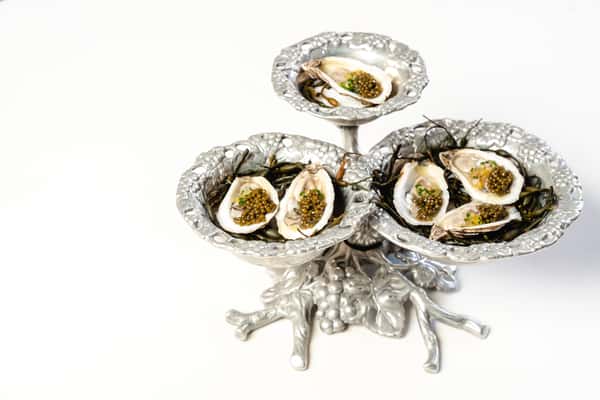 French Kiss Oysters with Cavier