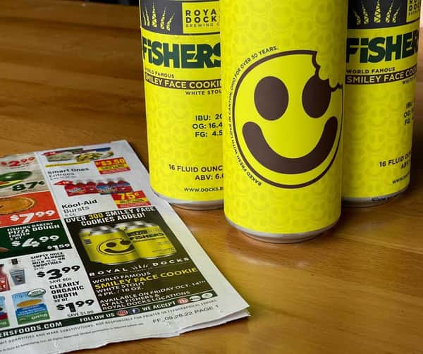 smiley face cans
