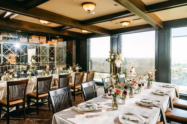 interior of Travis Room for private events