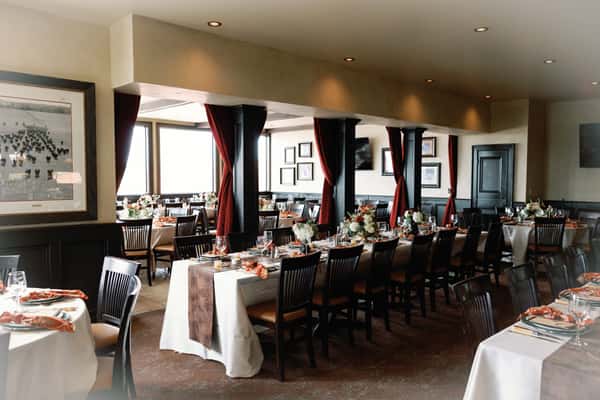 interior of Angus & Brangus room for private events