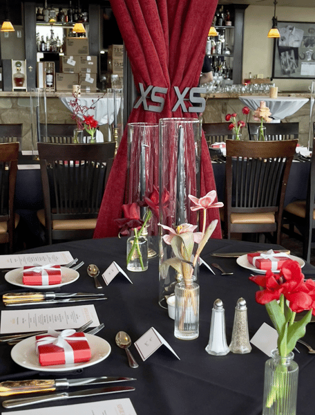 interior of Angus & Brangus room for private events