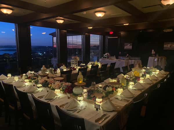 interior of Travis Room for private events