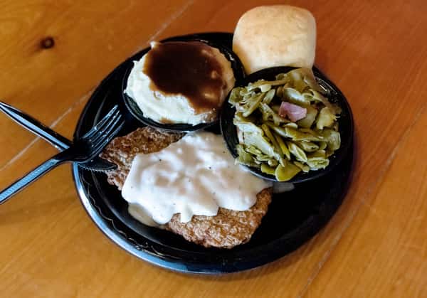 *Country Fried Steak & Gravy Plate