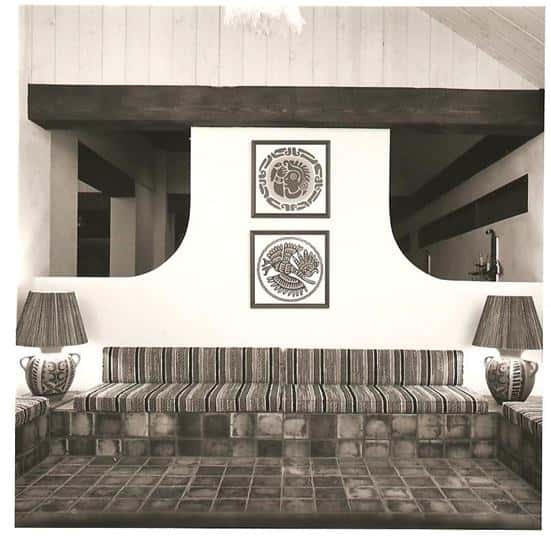 vintage interior shot of tico's restaurant