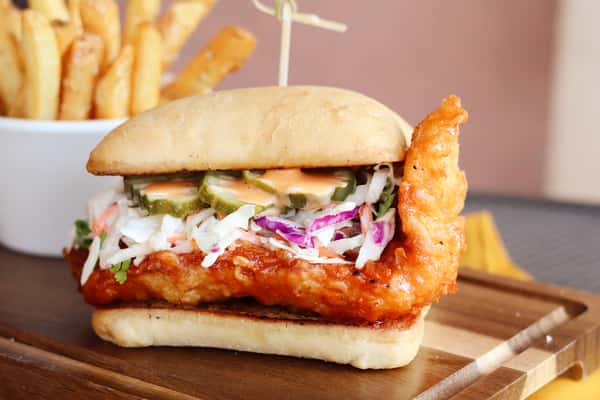 Nashville Hot Honey Chicken Sandwich