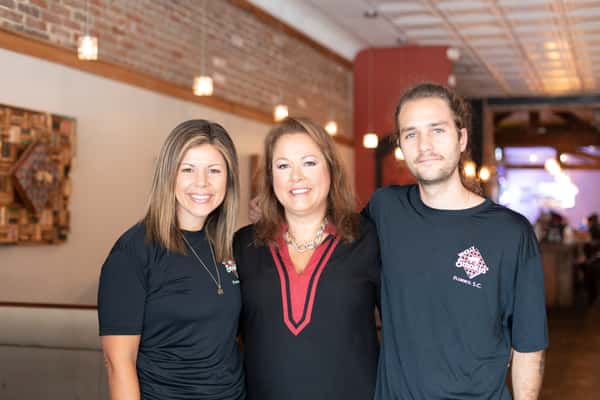Jackie (owner) with her 2 children, Sarah and Andrew