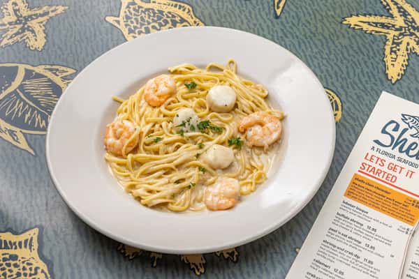 Shrimp and Scallop Pasta