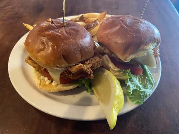 2 Fried Hogfish Sliders