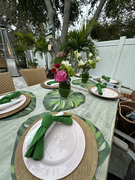 Exterior dining for private events