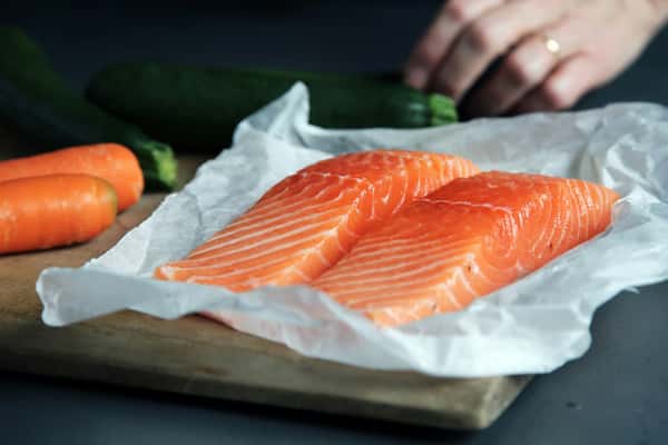 Sliced fish