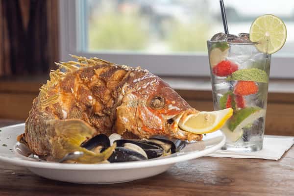Whole Fried Snapper