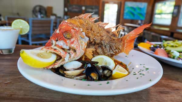 Whole Fried Snapper