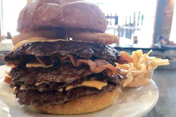 TRAIN WRECK BURGER