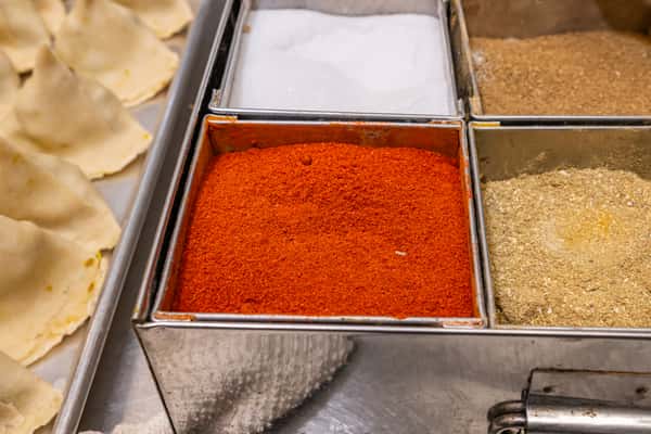 Dry Indian spices available at Bikaner Sweet Chaat and Cafe