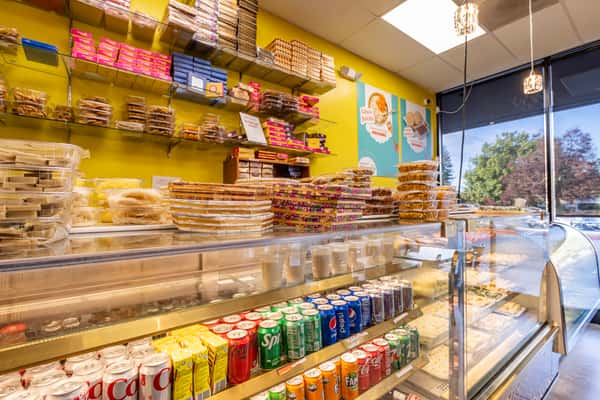Interior indian food market
