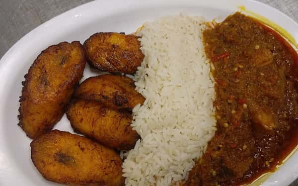 Kingsway Buka Stew Entree  [with White Rice only]
