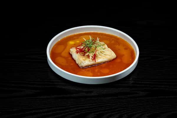 Steamed Ginger Chilean Sea Bass
