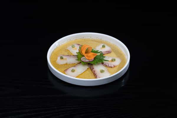 Sea bream shiso ponzu sashimi