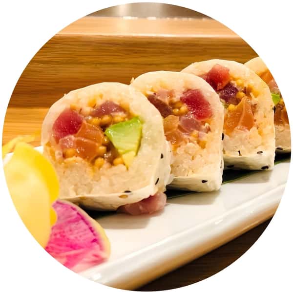 Rainbow Crunch Roll