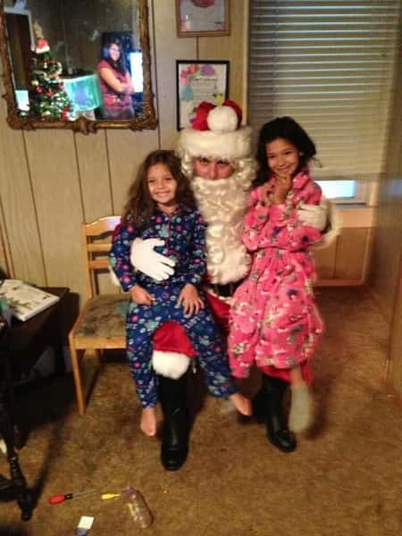 Doug being Santa