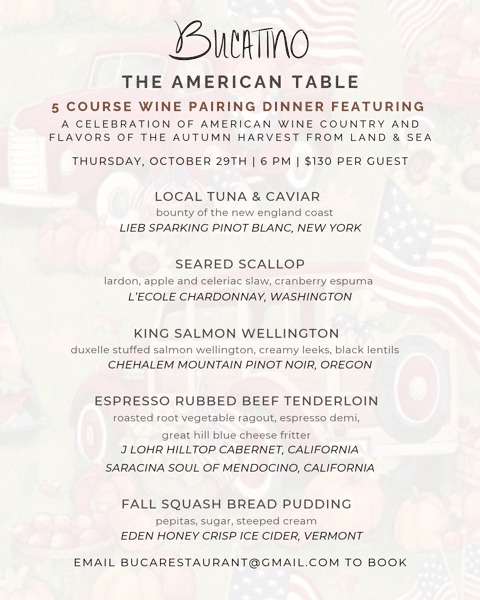 fall wine din