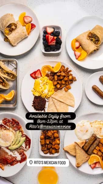 🔥 BREAKFAST HAS ARRIVED! 🔥

Your mornings just got a serious upgrade 🌅🌯

We’re serving up bold, authentic flavors to kickstart your day — from hearty breakfast burritos to crave-worthy classics you’ll be thinking about all day long.

Join us daily from 8AM–NOON and make breakfast your new favorite meal 🙌

Don’t hit snooze… come hungry!

📍 Pull up, bring your crew, and taste the tradition!

#BreakfastLaunch #BreakfastBurrito #PhoenixEats #AZFoodie #MorningFuel EatLocal BrunchVibes FoodieFinds RitosMexicanFood