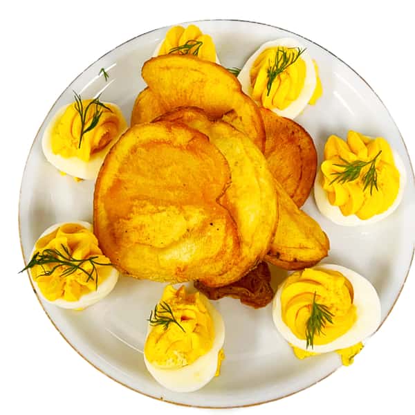 White Truffle Devil Eggs