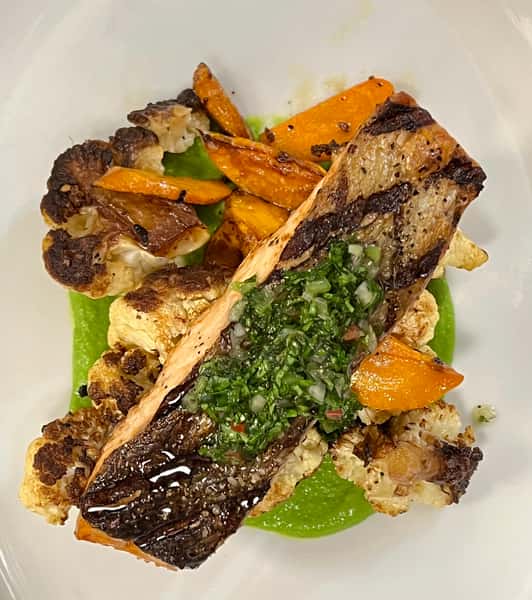 Grilled Salmon Plate