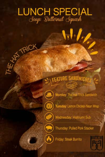 Soup and sandwiches 