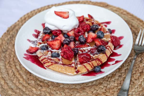 Mixed Berry Waffles