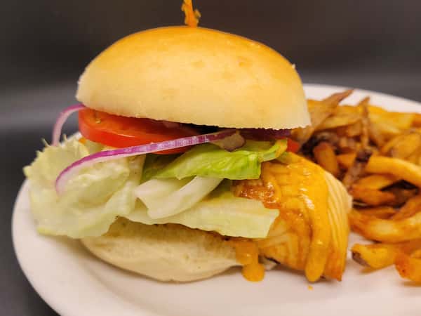 Salmon Fillet Sandwich