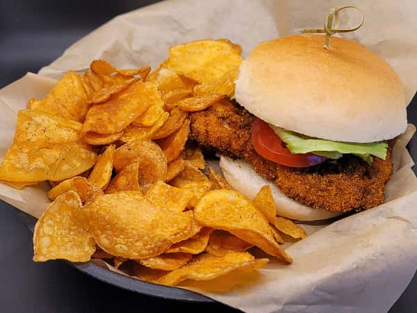 Chicken Crunch Sandwich with Pub Chips