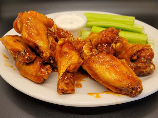 Kickin Bourbon Wings