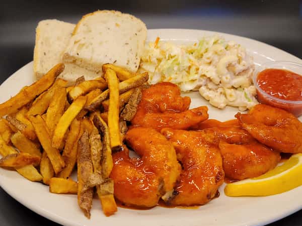 Spicy Peach Shrimp
